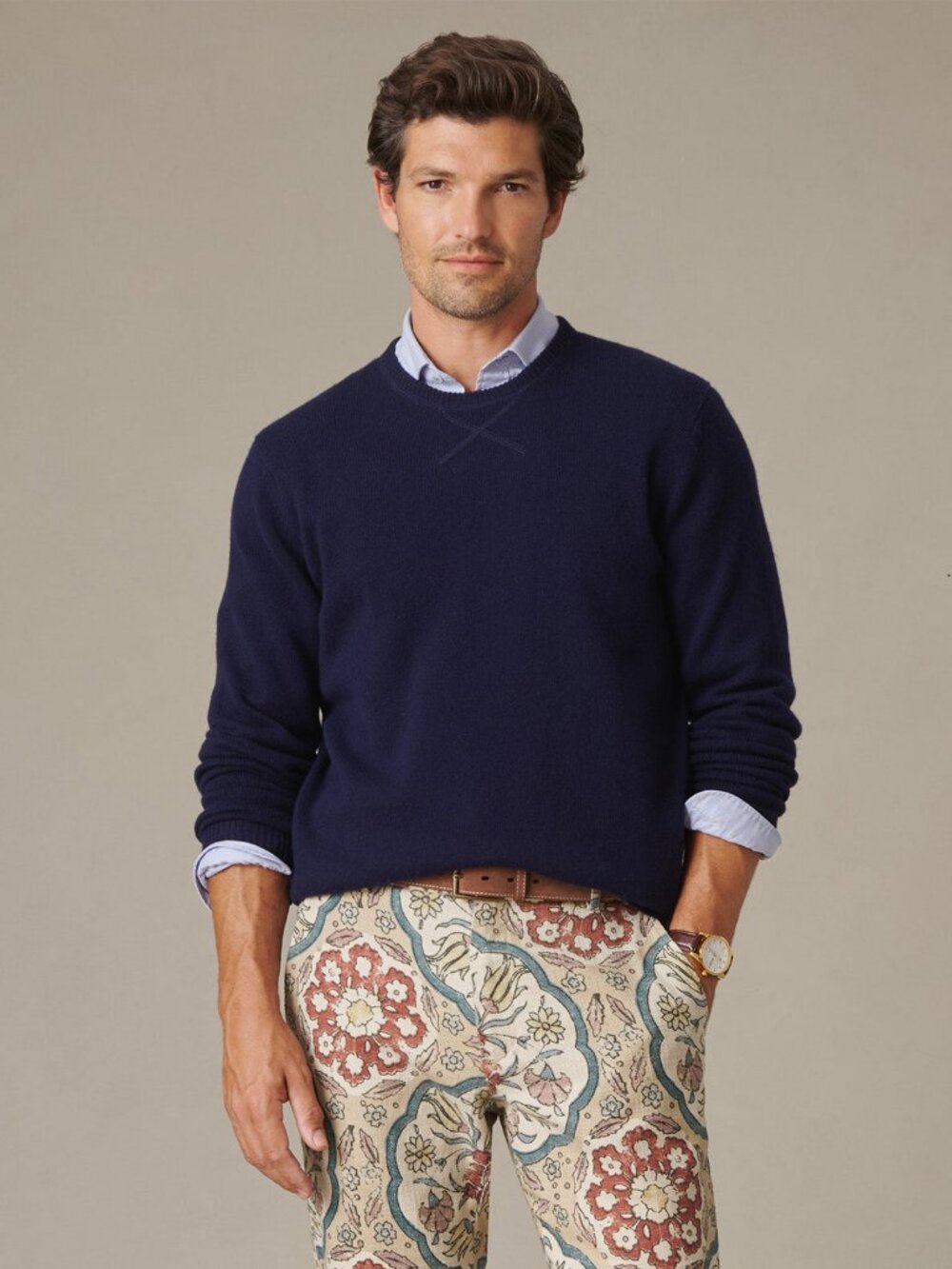 J McLaughlin Hewitt Sweater - Navy NEW